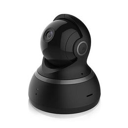 Cámara domo YI 1080p original Sistema de seguridad para el hogar Cámara IP WiFi Rotación de 360 grados Visión nocturna Detección de movimiento Bidireccional - Negro (U