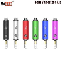 Kit Original Yocan LOKI Vape 650mAh batterie XTAL Lip Dual Air 3 vaporisateur de cigarette électronique à tension réglable