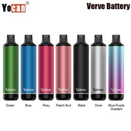 Batterie originale Yocan Verve 510 Thread avec capacité de 450 mAh, charge de type C, vaporisateur de cigarette électronique (sans cartouche)