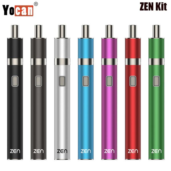 Kit Yocan Zen Original, batterie 650mAh, tension réglable avec bobine en céramique C4-DE, vaporisateur de cigarette électronique