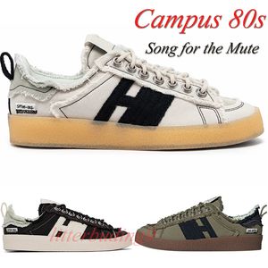 Originals Campus 80s Chaussures de luxe Seasame Sneakers Chanson pour la Mute Black Olive Earth Pack Bliss hommes femmes formateur chaussure décontractée