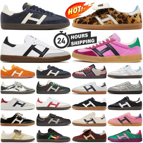 Originales Gazzelle Vegan Adv Zapatos de plataforma hombres mujeres diseñador Negro Gum rojo Rosa Terciopelo Verde Crema Azul para hombre para mujer zapatillas de deporte al aire libre entrenadores deportivos de moda