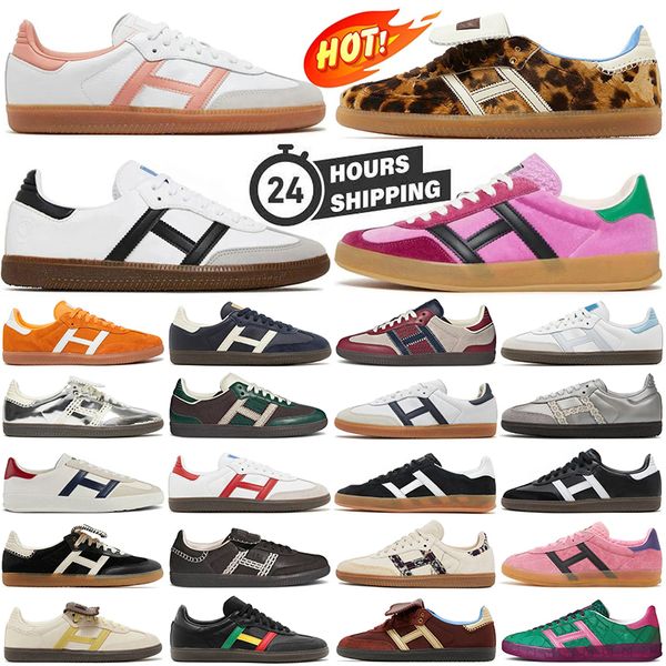 Originales Gazzelle Vegan Adv Zapatos de plataforma hombres mujeres diseñador Negro Gum rojo Rosa Terciopelo Verde Crema Azul para hombre para mujer zapatillas de deporte al aire libre entrenadores deportivos descuento