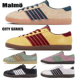 Originelen Malmo City Series Trainers Lake Blue Moderna Museet Pink Land Zweedse Aggakaka Designer Mens Dames Casual Sneakers Classic Shoes 36-45
