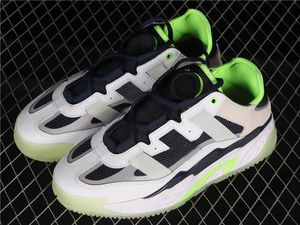 Originals Niteball Cloud White Shadow Navy Green Mens schoenen Basketbalschoenen Sneakers met doos