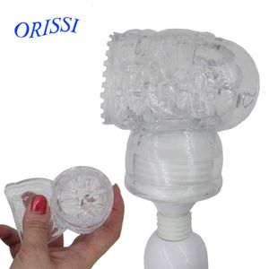 Orissi Av Rod Vibrator Accessoires Wand bijlage AV Massager Hoofd Cap Sexy Toy Kit Attachments Sexy Products for Men