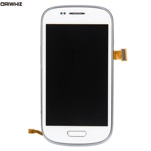 OriWhiz Nieuwe LCD Touchscreen Digitizer voor Samsung Galaxy S3 Mini I8190 Wit met gratis reparatiehulpmiddelen