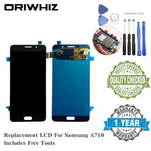 Qualité Oriwhiz OLED pour Samsung A710 A720 J710 LCD écran de remplacement écran tactile numériseur avec outils de réparation gratuits