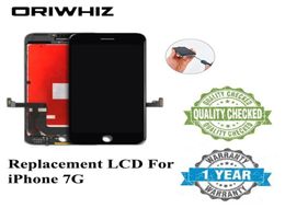 ORIWHIZ qualité supérieure pour iPhone 7 7G LCD écran tactile numériseur assemblée couleur noir et blanc emballage parfait rapide 5245467