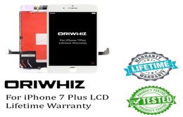 ORIWHIZ Hoogwaardige kwaliteit voor iPhone 7 Plus LCD Touch Screen Digitizer Vergadering Zwart en Wit Perfecte verpakking Snelle mix 3168689