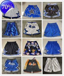 Orlando '' Magic '' men Throwback Basketball Short poche