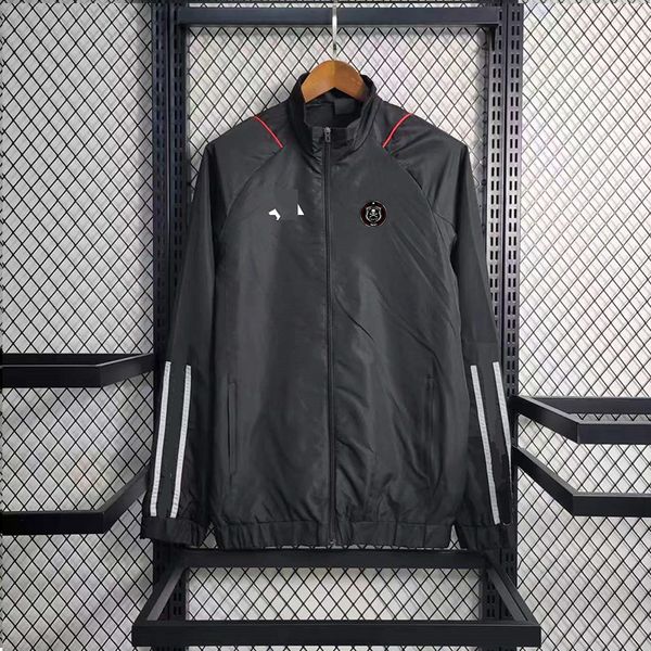 Orlando Pirates veste homme coupe-vent maillots fermeture éclair complète col montant coupe-vent hommes mode loisirs sport manteau