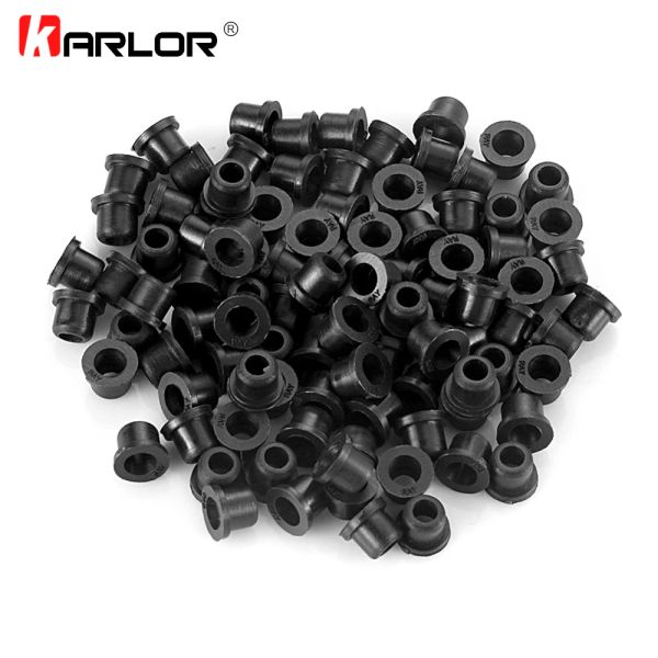 Ornements 100 PCS / SAG HOOD LOGO TRUNT EMBLLEBLE FITERNE GROMMETS POUR BMW 3 5 7 E32 E34 E36 E38 E39 E46 E53 E60 E65 E66 E90 M3 M5 Wholesale