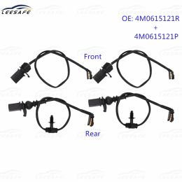 Adornos 2 pares delantero + sensor de desgaste de la almohadilla del freno trasero 4M0615121R 4M0615121P para Audi Q7 4MB Volkswagen 4V1 Breke Induction Wire 4M0615121AB