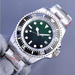 Orologio heren herenhorloge met diepe keramische rand bewoner blauw 44 mm automatisch mechanisch uurwerk Stanless staal Master horloges Montre de luxe horloges