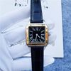 Orologio Femmes regarde enti￨rement en cuir en cuir en acier inoxydable Fashion Match Matching Wristwatch Montre de Luxe Lady Quartz Watch