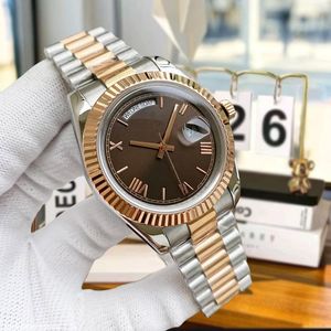 Orologio Horloges Heren Automatische Mechanische Horloges 36/41mm 904L Volledig Roestvrij Staal Diamanten Bezel Waterdicht Lichtgevend Gouden Horloge