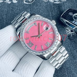 Orologio Montres-bracelets Montres mécaniques automatiques pour hommes 36 40mm montre femme 904L entièrement en acier inoxydable diamant lunette étanche or DHgate montre montre de luxe