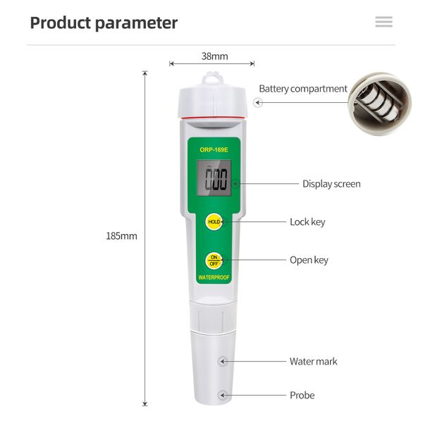 ORP METER TESTER PROFESSIONNEL