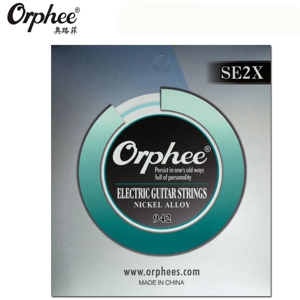 Orphee SE2X 009-042 cordes de guitare électrique accessoires de guitare hexagonaux en alliage de Nickel