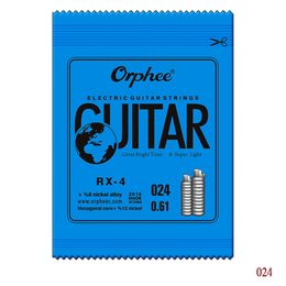 Orphee Single Guitar Strings vervanging voor elektrische gitaar extra licht (9-42) Rx15 10-stks nikkellegering Super Light-spanning