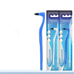 Brosse à dents orthodontique, effaceur de taches, éponge, élimine les taches de tartre, de thé et de fumée, soins buccaux, brosse interdentaire, blanchiment des dents