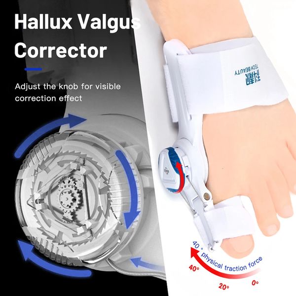Dispositivo corrector de bunión ortopédico Hallux Hallux Valgus Corrección del dedo del pie Pedido Pehavefle Massorger del pulgar de hueso 2312222