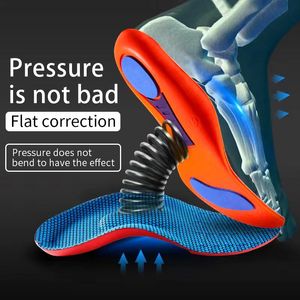 Orthopedische inlegzolen voor voeten Sport Shock-Absorbing Insool voor schoenen ART ondersteuning Plantaire fasciitis sjablonen kussens Men Women Sole 240329