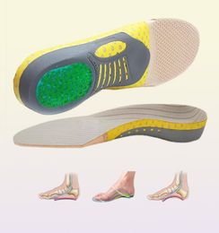  Plantillas ortopédicas ortics almohadilla de gel de salud plano para el pie para zapatos