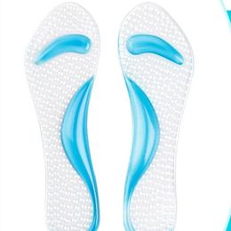 Orthopedische siliconen inlegzolen Hoge hakken voet kussenboogondersteuning schoenen kussens transparant anti-slip masseren metatarsale kussen