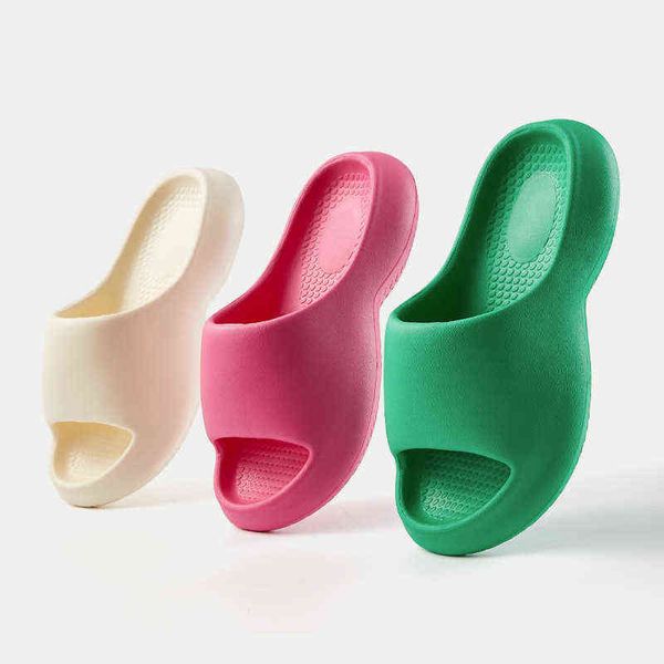 Zapatillas ortopédicas para mujeres para hombres plataforma cojined sandalias gruesas suuelas suave eva casera al aire libre 220705