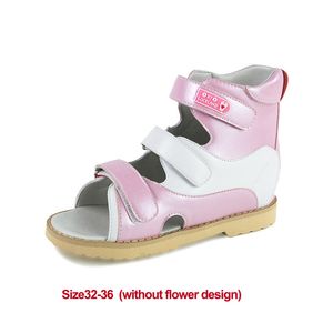 Ortoluckland baby meisje zomer roze sandalen kindermode lederen orthopedische wandelschoenen voor kinderen toddler kleine maten 210226