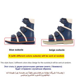 Ortoluckland kinderen sandalen jongens orthopedische schoenen voor kinderen nieuwste hoge enkel peuter babytherapie lederen clubvoet schoenen