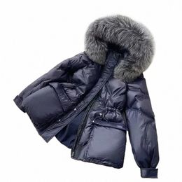 Orwindny cordon Slim Fi Parkas hiver femmes bureau dame vestes chaudes vêtements de neige grand col de fourrure manteaux imperméables femme T8Xu #