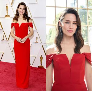 Oscars Jennifer Garner Prom Red Carpet Black Celebrity Jurken Eén Schouder Arabische Jurken Formele Avondjurken Vestidos