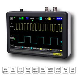 FreeShipping Oszilloskop 2 Kanäle 100 MHz Bandbreite 1GSa/s Abtastrate Oszilloskop mit 7-Zoll-Farb-TFT-LCD-Touchscreen Afljx