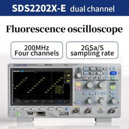 Oscilloscoop 200M diepe opslag met meerdere protocollen voor het decoderen van touchscreen SDS2074X Plus