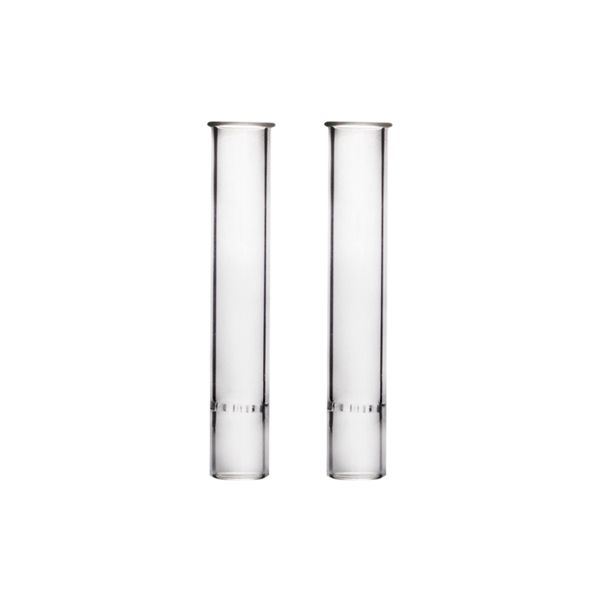 Accesorio para fumar Osgree, 2 uds., 70mm, reemplazo de tubo recto, vástago de vidrio para arizer argo