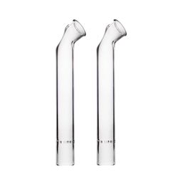 Osgree – accessoire pour fumer, 2 pièces, tube courbé, tige en verre 90mm pour arizer argo