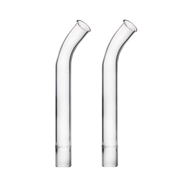 Osgree Smoking Accessory 2pcs Tube courbé Verre Verre 110mm pour Arizer Argo