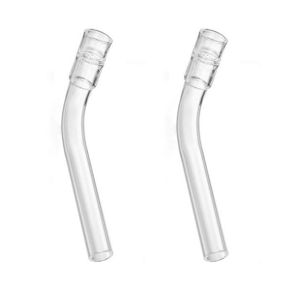 Accessoire pour fumeur Osgree 2PCS tige en verre à tube courbé pour arizer solo 1 2 air 2 max