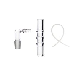 Accessoire pour fumeur Osgree Arizer Extreme Q V-Tower Tube de tuyau flexible Adaptateur coudé Kit d'embout buccal en verre