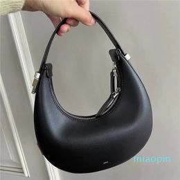 Osoi BSG Toni Mini Half Moon Bags In Smooth Leather Women Designer Silueta curva Efecto tridimensional Tote Descarga el hardware Bau a la axila shou