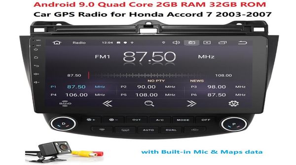 Ossuret 101Android 90 CHAR RADIO GPS Navigation pour Honda Accord 7 20032007 Multimedia DVR SWC FM CAMIN BT USB DAB DTV OBD PC9530120