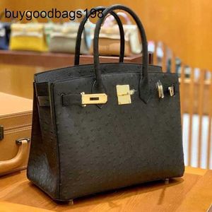 Sacs à main autruche sacs tous cousus à main cousus bk30kk cutané pour femmes luxe luxe