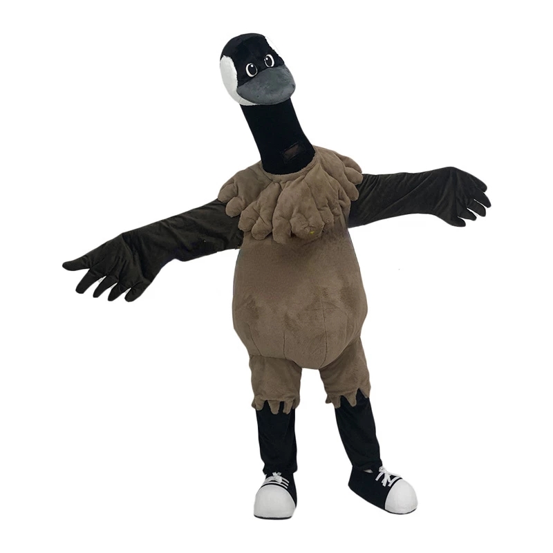 Ostrich Mascot Clothing Shopping Mall Performance Clothing Huvudbonader B￤r Outfit Walking Puppet Animal