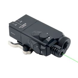 OTAL-C IR Scope Offset Tactical Aiming Laser Classic Green Visible Laser Sight Quick Release HT Mount fit Picatinny Rail