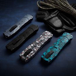 Cuchillo plegable de supervivencia OTF, mango portátil para acampar al aire libre, cuchillo de caza, herramientas EDC para ventana rota