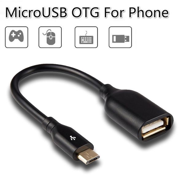 Adaptador OTG Cables Micro USB Typec OTG Cable Micro USB para Samsung LG Sony Xiaomi teléfono Android para Flash Drive4132411