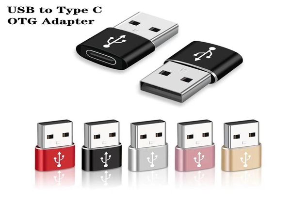 Adaptateur OTG Male USB à USB Type C Femelle Convertisseur Typec Cable Adaptateur USBC Data Charger Nous avons d'autres convertisseurs s'il vous plaît cont5280298